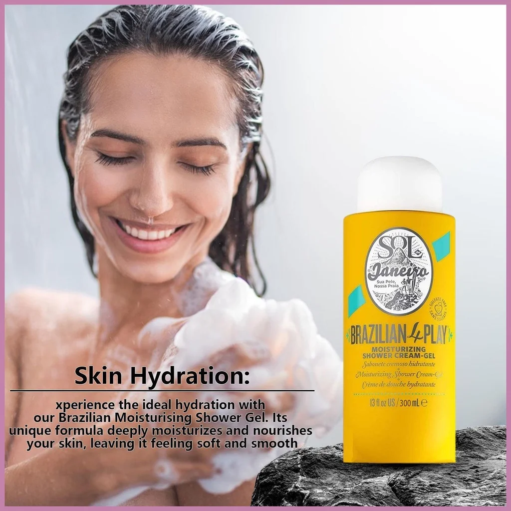 BrazilianBodyWash300mlDeepCleansingPerfumeMoisturizingShower