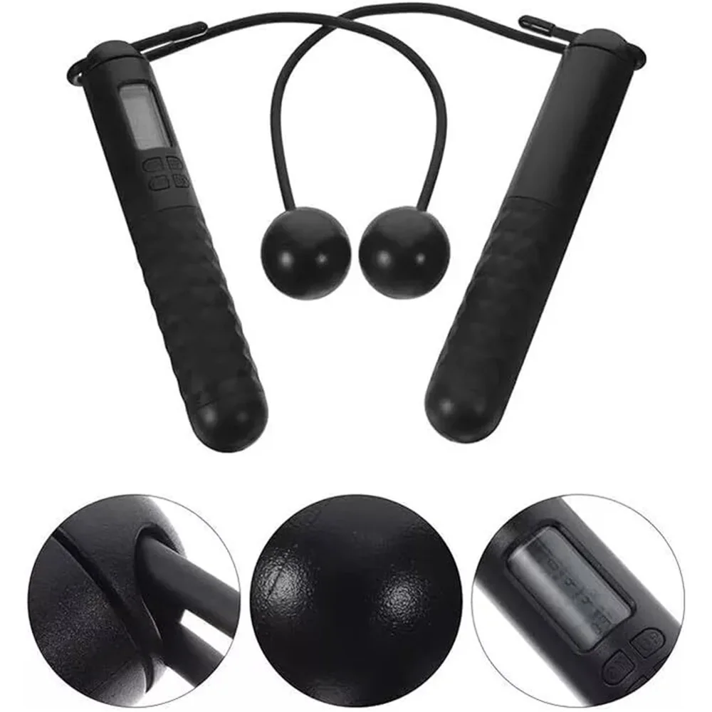 Professional Women's Fitness Jump Ropes Soft Handle No Weight Bearing Indoor Gym Workout Tool Fat Loss Exercise Equipments jump rope