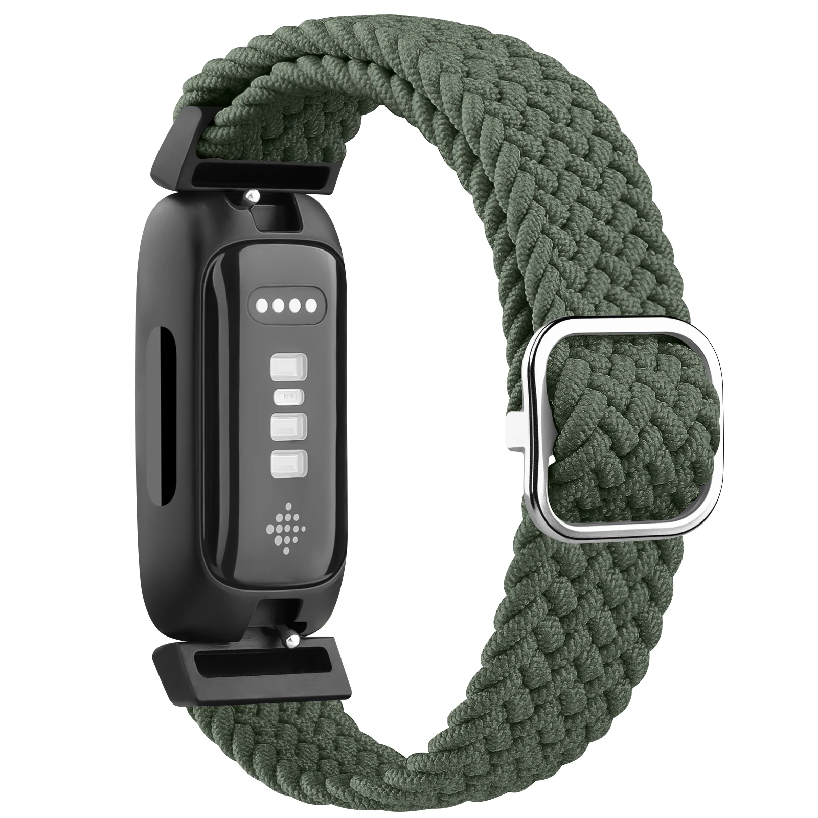 Elastic Braided Nylon Watch Band - Adjustable Bracelet Wristband