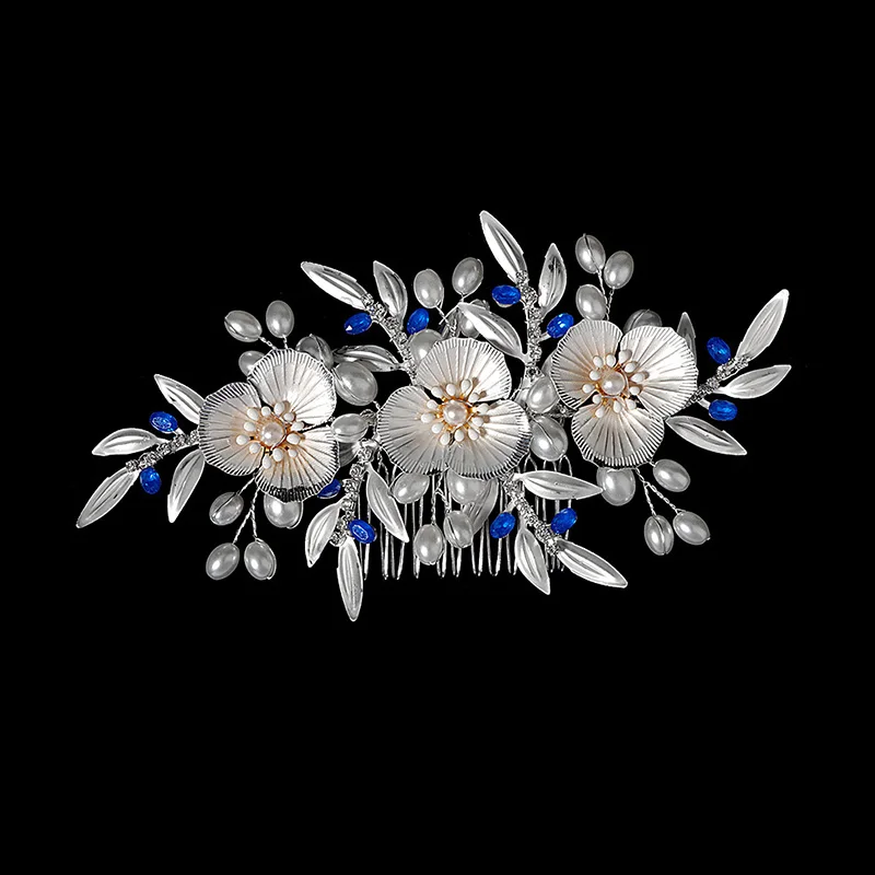 Leaf Flower Bridal Hairpins Girls Wedding Hair Accessories Hair wear Wedding Pearl Jewelry Bridal Pins hair accessories bridal hair accessories bridal jewelry set