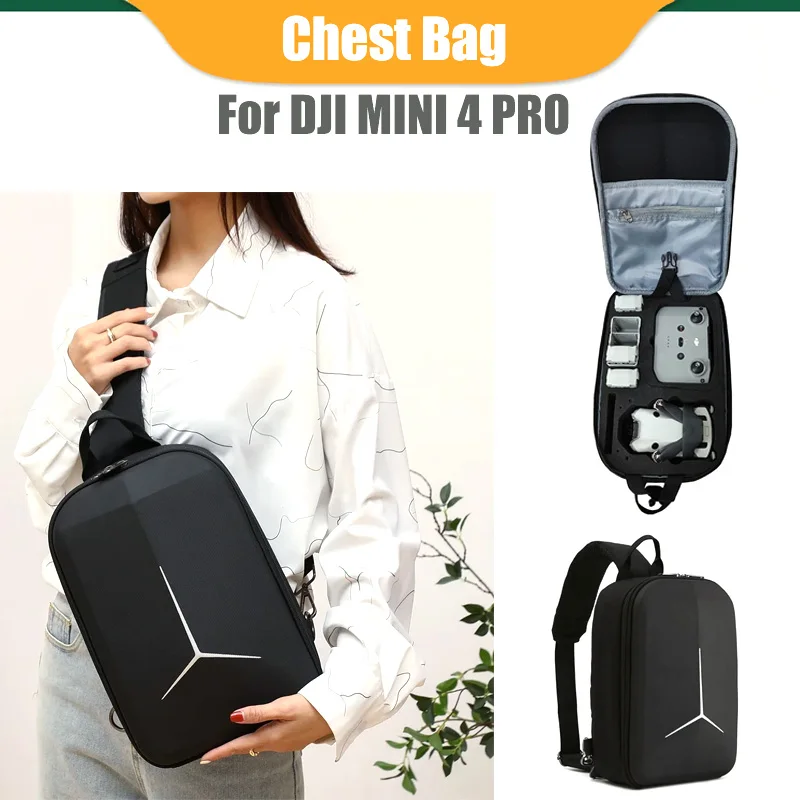 Chest Bag for DJI MINI 4 PRO Shoulder Storage Cross-body Bag for Mini 4 Pro Portable Case Drone Accessories Drone Storage Case