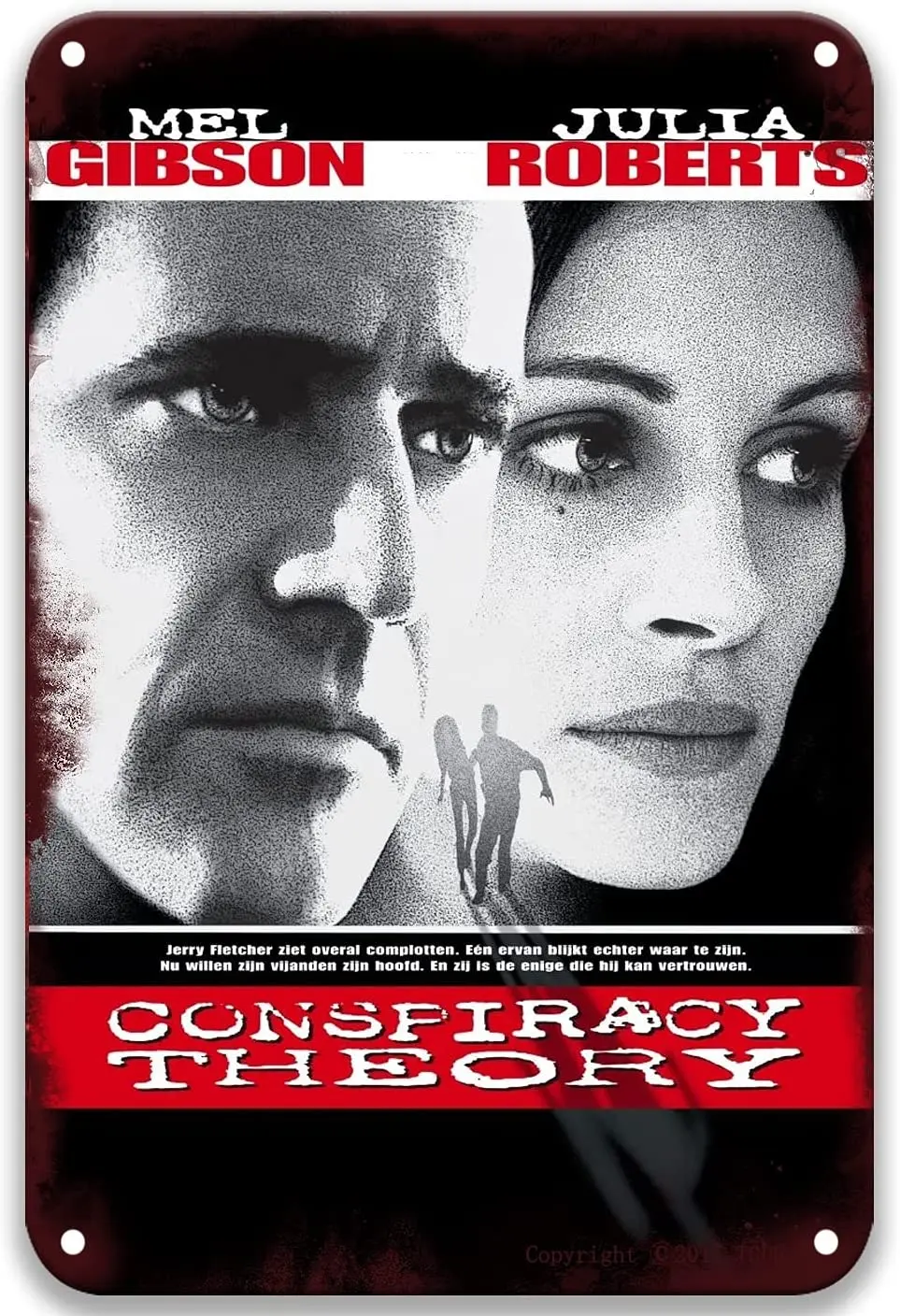 Оловянные знаки теория заговора (1997) модная мужская пещера искусство на стену