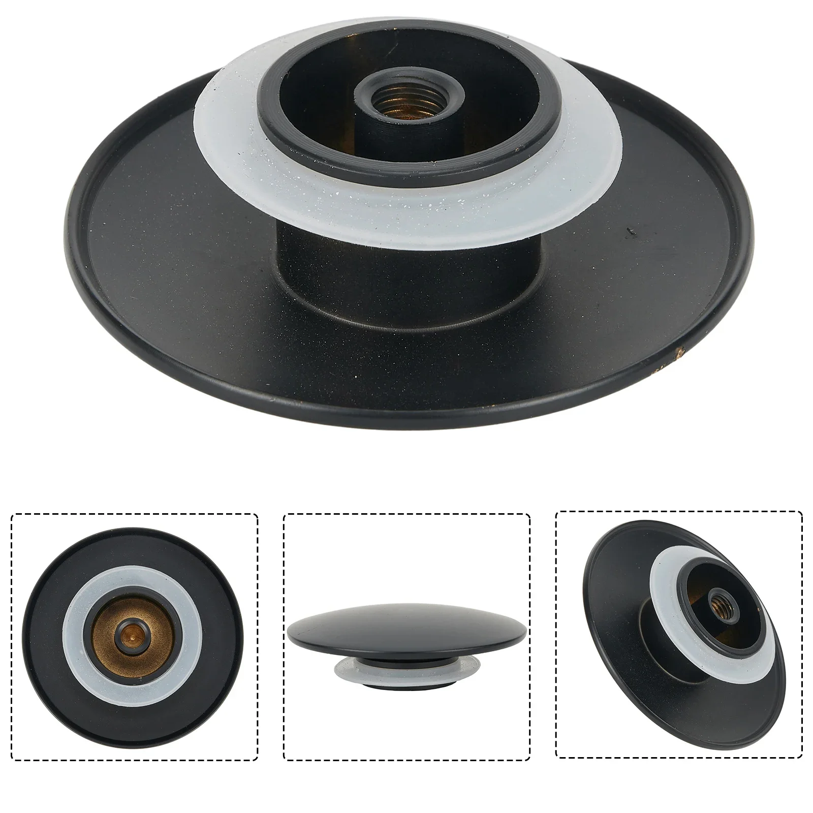

66mm Sink Drain Plug Matte Black Plug Pop Up Bathroom Sink Push Button Replacement Filter For Kitchen Bathroom Sinks Drain Parts