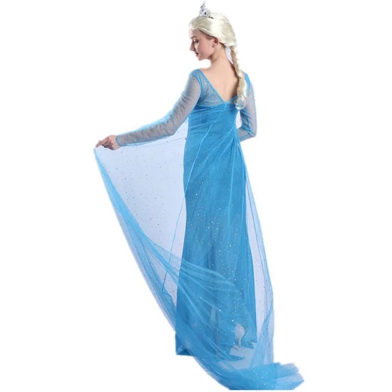 Elsa Dress, Elsa Cosplay costume, Elsa Blue Dresses Halloween Costume –  Coserz