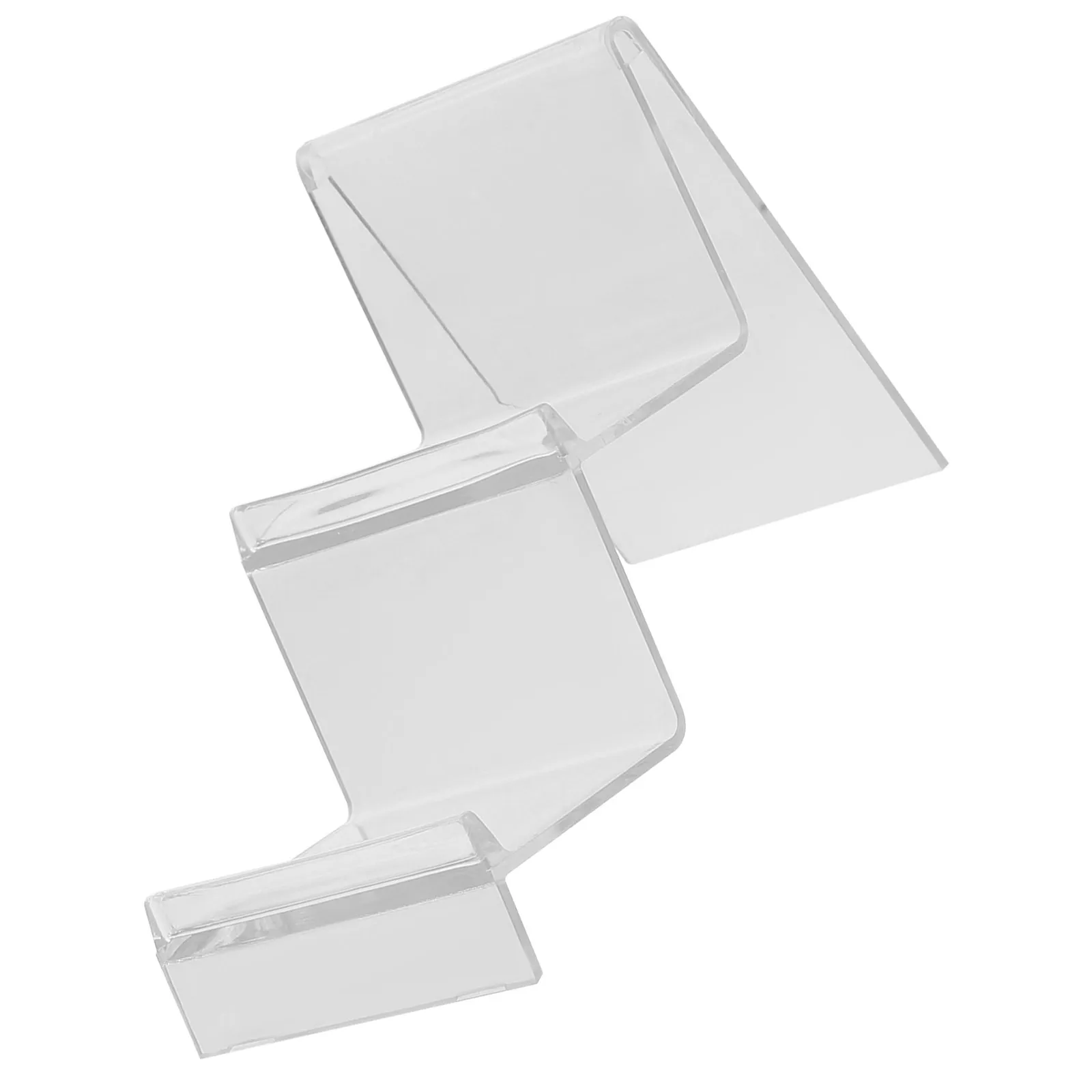 투명 다층 지갑 진열대 PP 소재 조립 간편 소매점 향수 컵케이크 핸드백 정리..