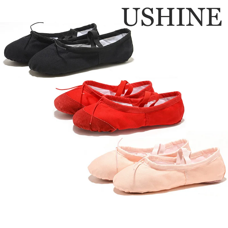 Ballet Slippers Flat Canvas Soft Zapatos De Punta De Ballet BD Belly Gym Yoga Dance Shoes Kids Woman man dance shoes
