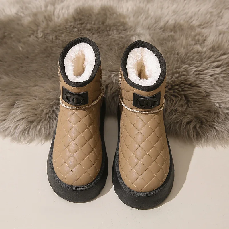 Shearling Chanel Boots Like Uggs Snow Boots Chanel Boots That Look