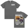 Rapper Estopa 1999 Tour Concert Cover T-shirt Men Women Casual O-Neck High Quality T Shirts Hip Hop Oversized T Shirt Streetwear 3
