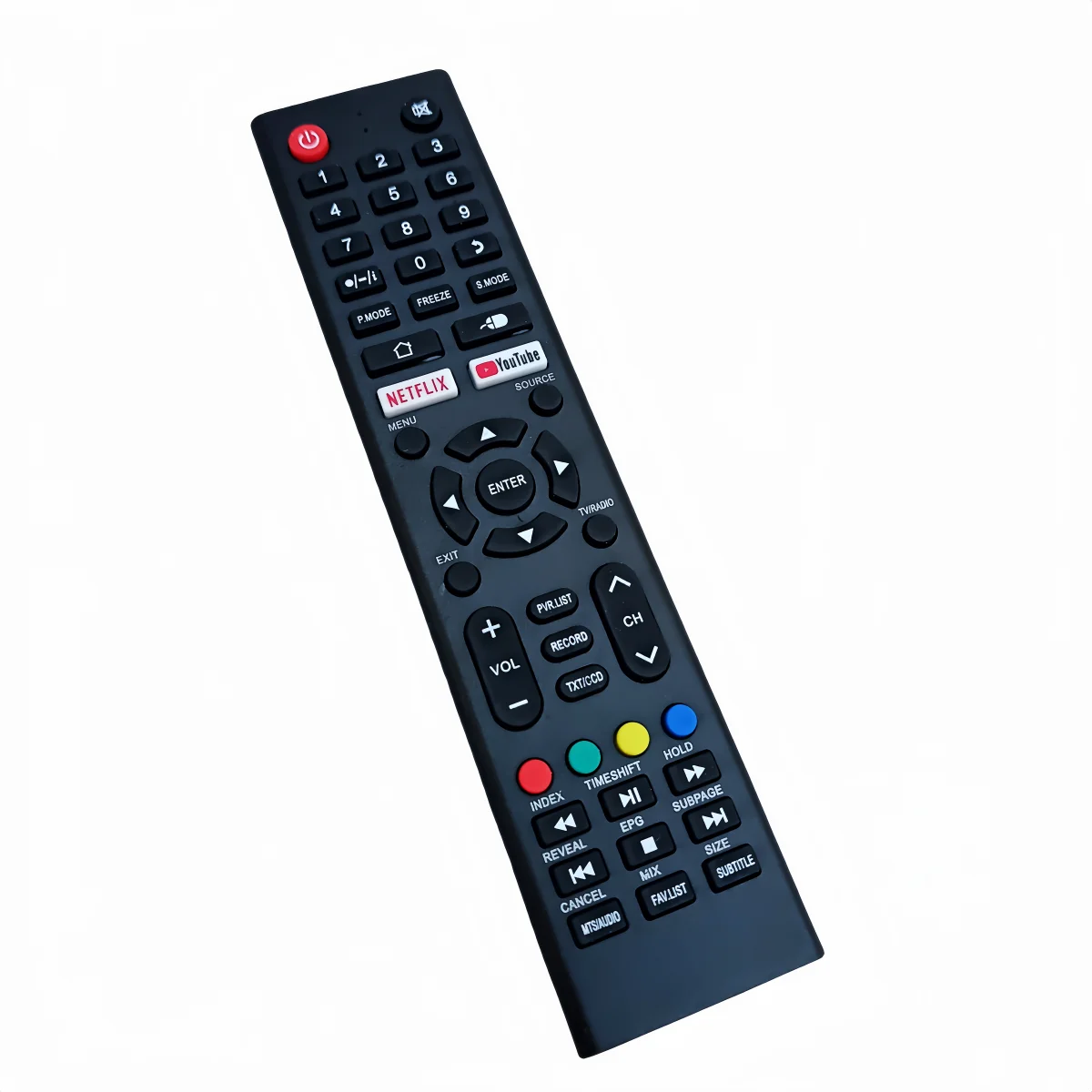 뮬러 TV 안드로이드 스마트 TV용 새 리모컨 *외관 버튼이 동일한 경우에만 호환 가능