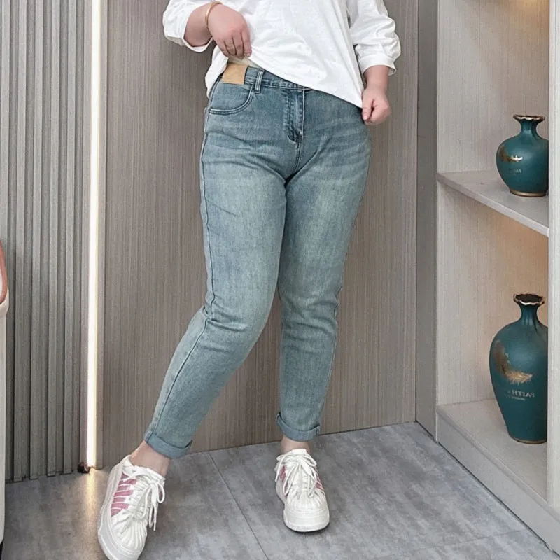 light-blue-jeans-women-spring-and-autumn-2024-new-plus-size-women-loose-casual-high-waist-long-harem-pants