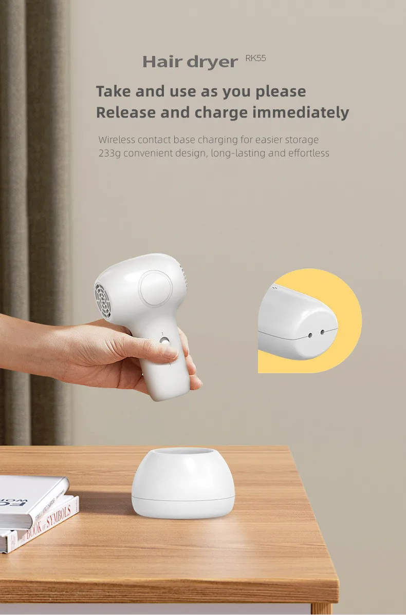 New Children's Hair Dryer Silent Zero Radiation Intelligent Constant Temperature