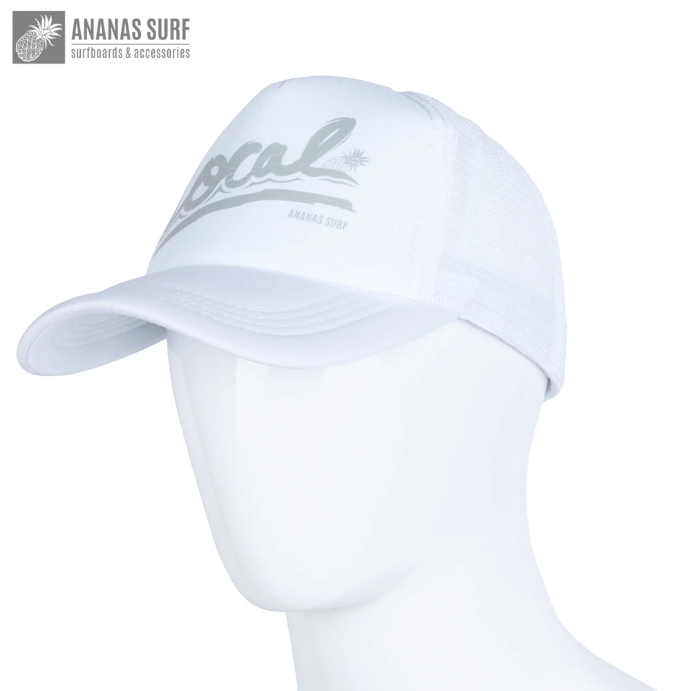 Ananas Surf Beach Cap Snapback With Mesh Foam Brim Kite Surf Water Sport Sun Hats Men Women Trucker Caps Boys Girls Not Sink