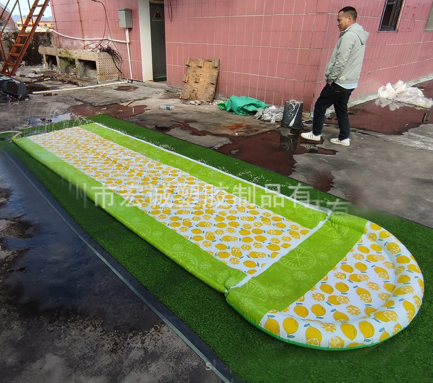 Water Spray Pad Inflatable Slides Pools for Children Summer Outdoor Water Pad long