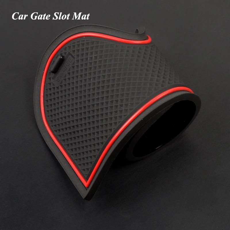 

Anti-Slip Gate Slot Mat Rubber Coaster For Hyundai IX35 Tucson IX 2009 - 2015 Non-Slip Mats Door Groove Pad Car Accessories