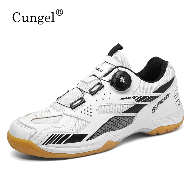 

New Badminton Shoes Men Women Big Size 36-46 Professional Badminton Wears for Ladies Tennis Sneakers Light Volleyball Shoes