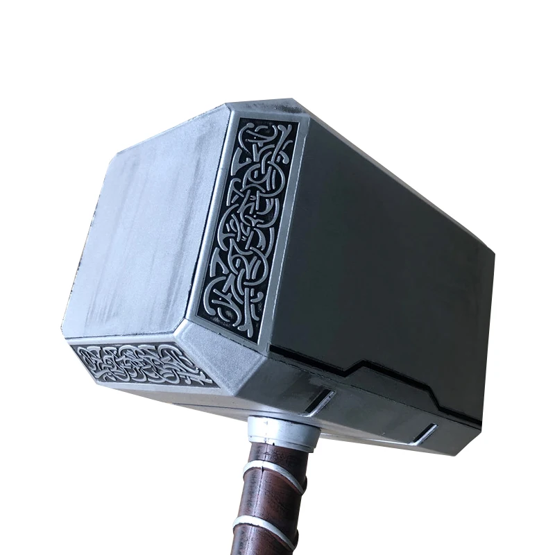 1:1 Cosplay thor Hammer Toys Custome accessory stage property 44cm PU Kids boy Gift cosplay toy cosplay hammer cosplay prop