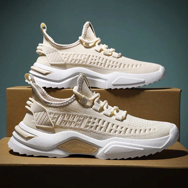 

Male Sport Shoes Casual Men Running Shoes Summer Comfortable Breathable Athletic Sneakers Men's Walking Trainers tenis masculino
