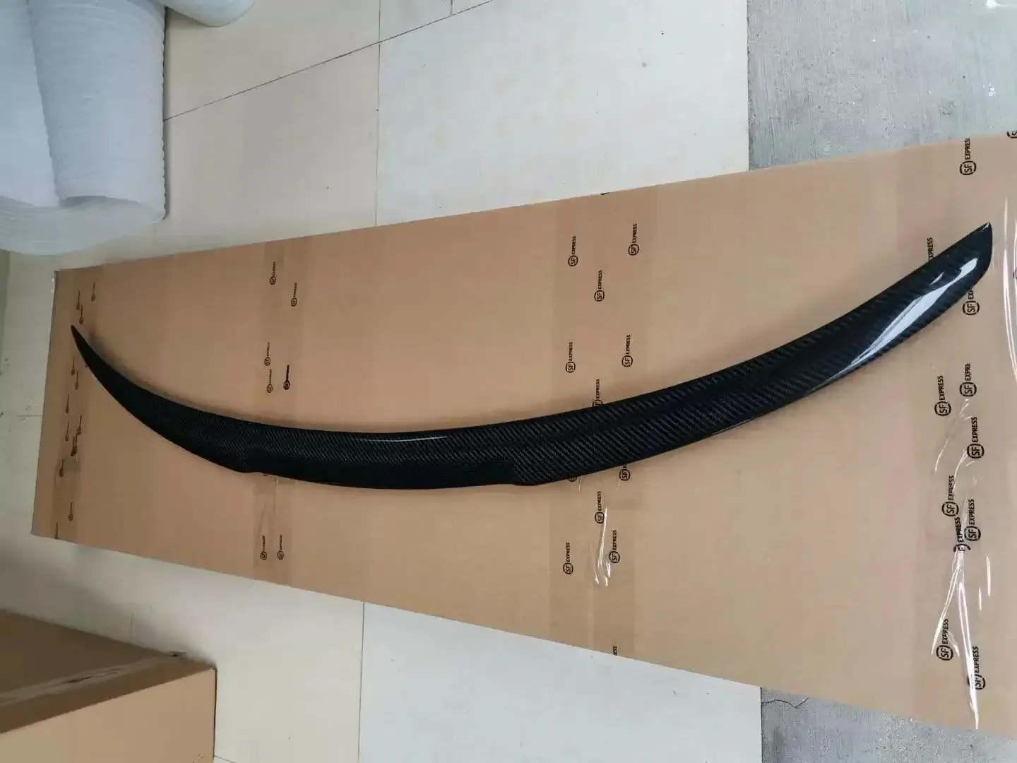 For Infiniti Q70 2014-2019 Car Rear Trunk Tail Carbon Fiber Spoiler ...