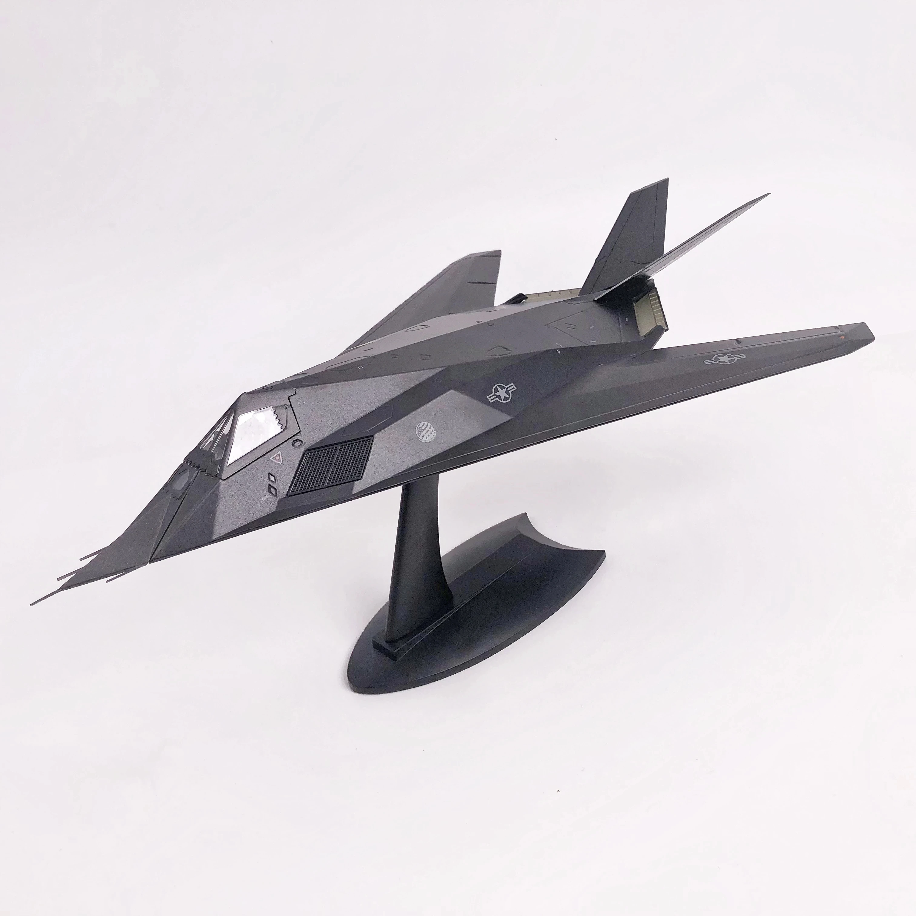 1/72 f117 nighthawkステルス消防士,金属軍用モデル,日曜大工