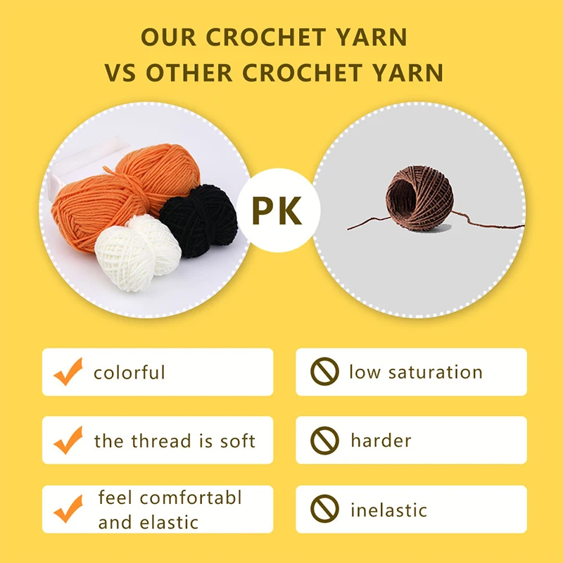 MIUSIE Beginner Crochet Kit 5