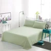 Bed Sheets Solid Flat Twin Queen Full Size Mattress Cover Simple Skin-friendly Non-slip Antibacterial Bedroom Comfortable Home 4