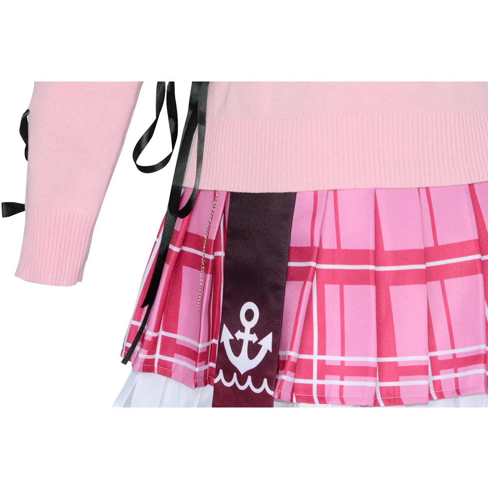 Hololive-Inspired Minato Aqua School Uniform Costume for Cosplay Events