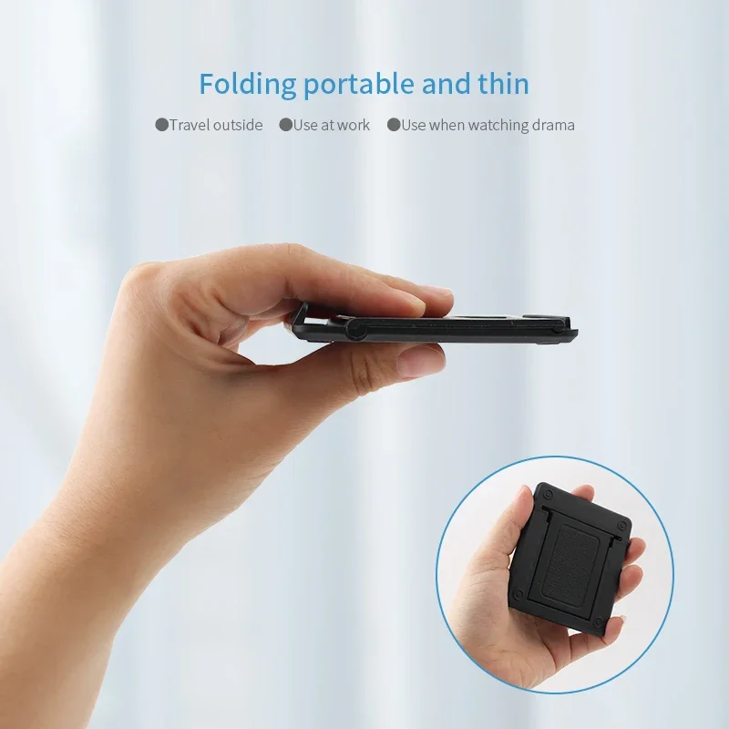 Foldable Adjustable Mobile Phone Desk Holder - Portable Stand and Organizer