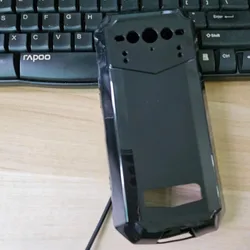 Durable Soft TPU Silicone Back Cover for DOOGEE V Max (Black)