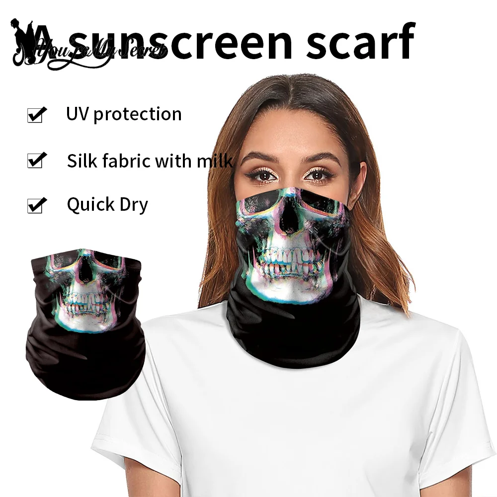 [You're My Secret] Halloween Christmas Costume Party Props for Adults Cosplay Scarves Headwear Neck Gaiter Face Mask Tube Cover