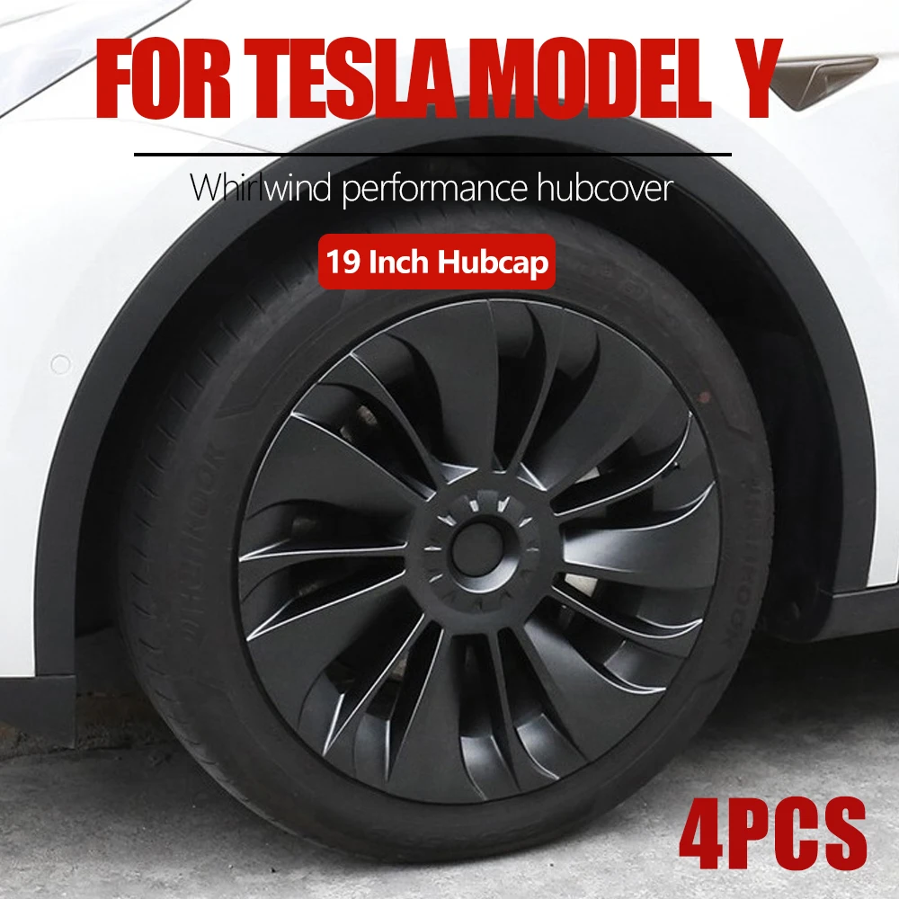 4pcs 19inch Hub Cap For Tesla Model Y 20182023 Wheel Hubcapperformance