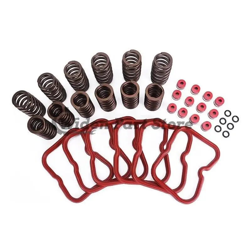 3916691 NEW 12X Upgraded High RPM Valve Springs Gaskets For Cummins 6BT 5.9 12V 89-98