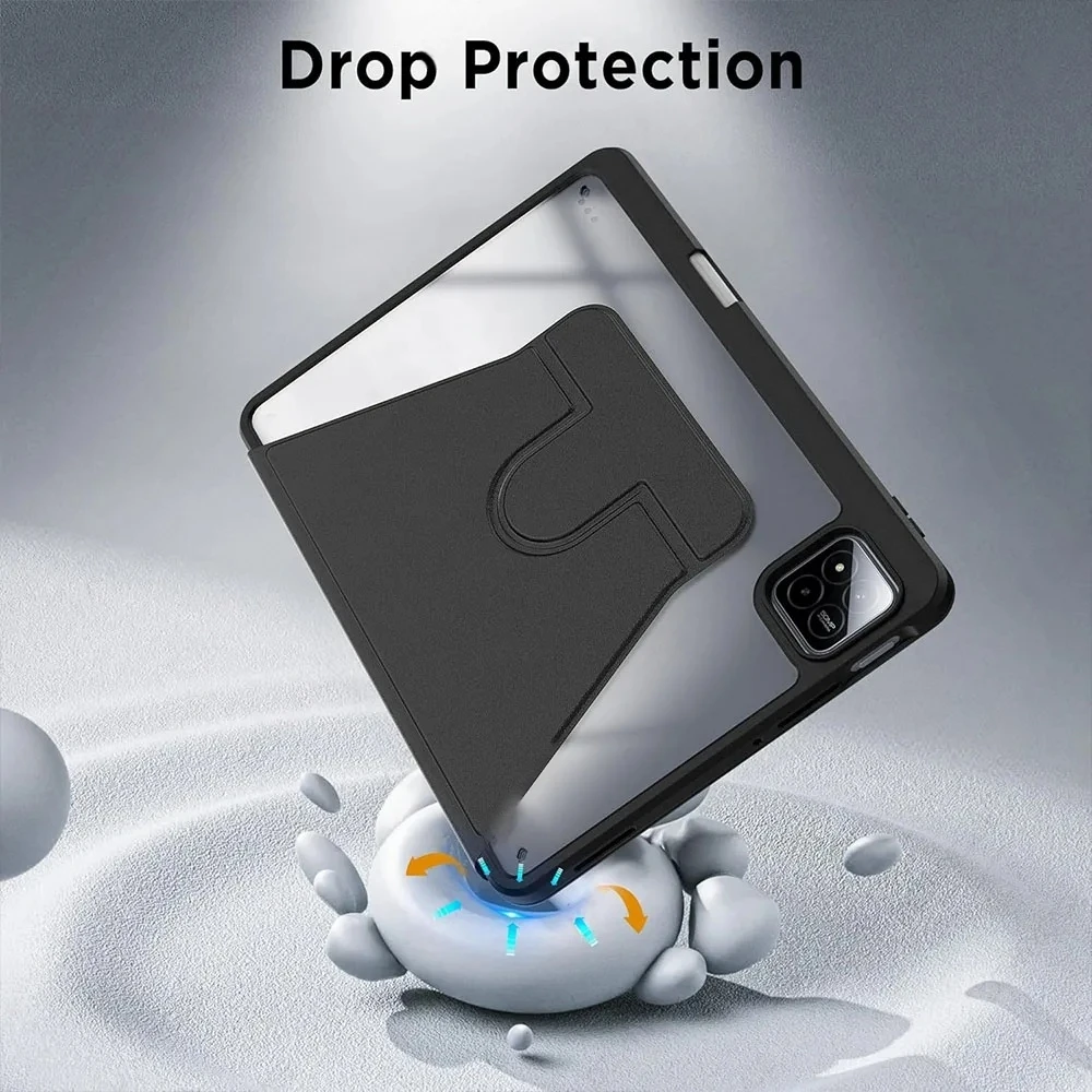 Acrylic Back Cover with 360° Rotation Stand