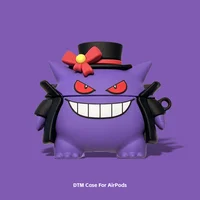 Pokemon custodia in silicone per AirPods 1 2 3 4 e Pro morbida antiurto 6