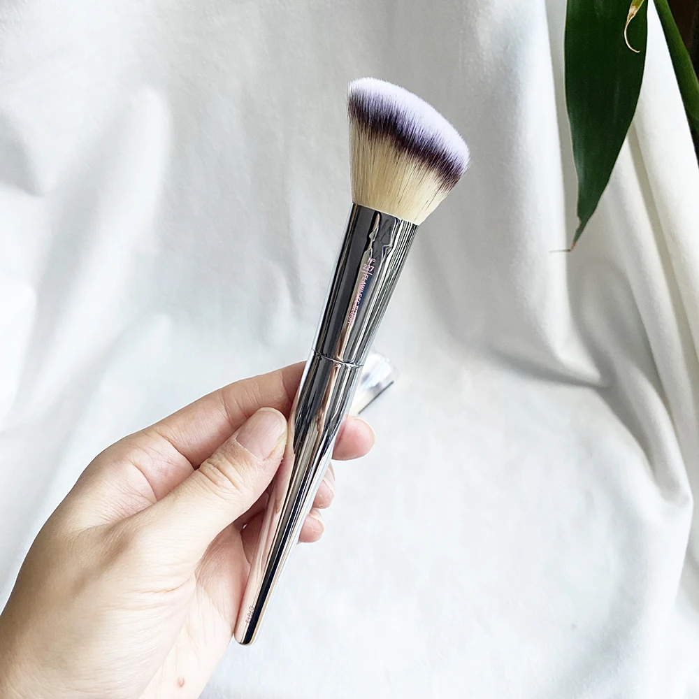 Love Beauty Fully Makeup brush 227 Flawless Blush Cosmetic Brush - Angled Fluffy powder creamy blush and highlighter brush 2