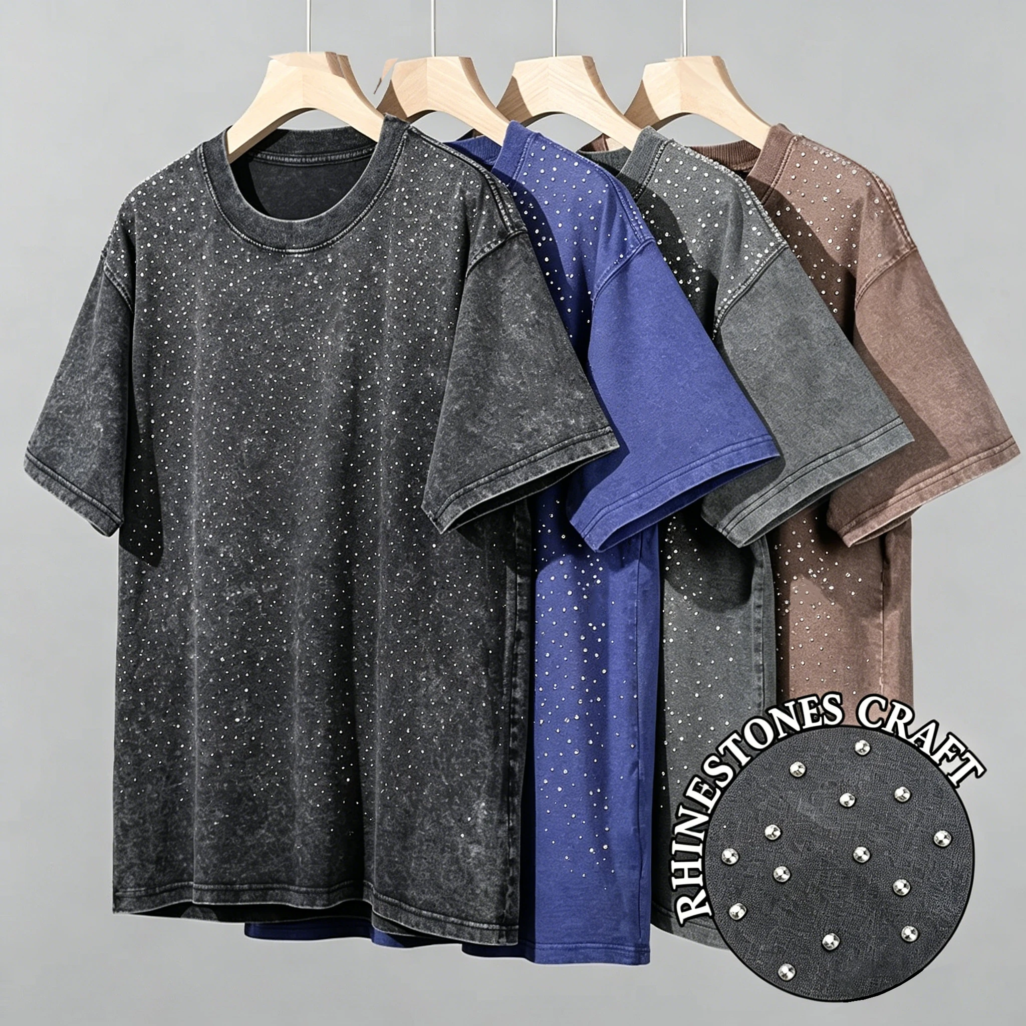 รูปสินค้า เสื้อยืดแฟชั่นวินเทจ ผ้าฝ้าย ใส่สบาย แขนสั้น ผู้ชายผู้หญิง