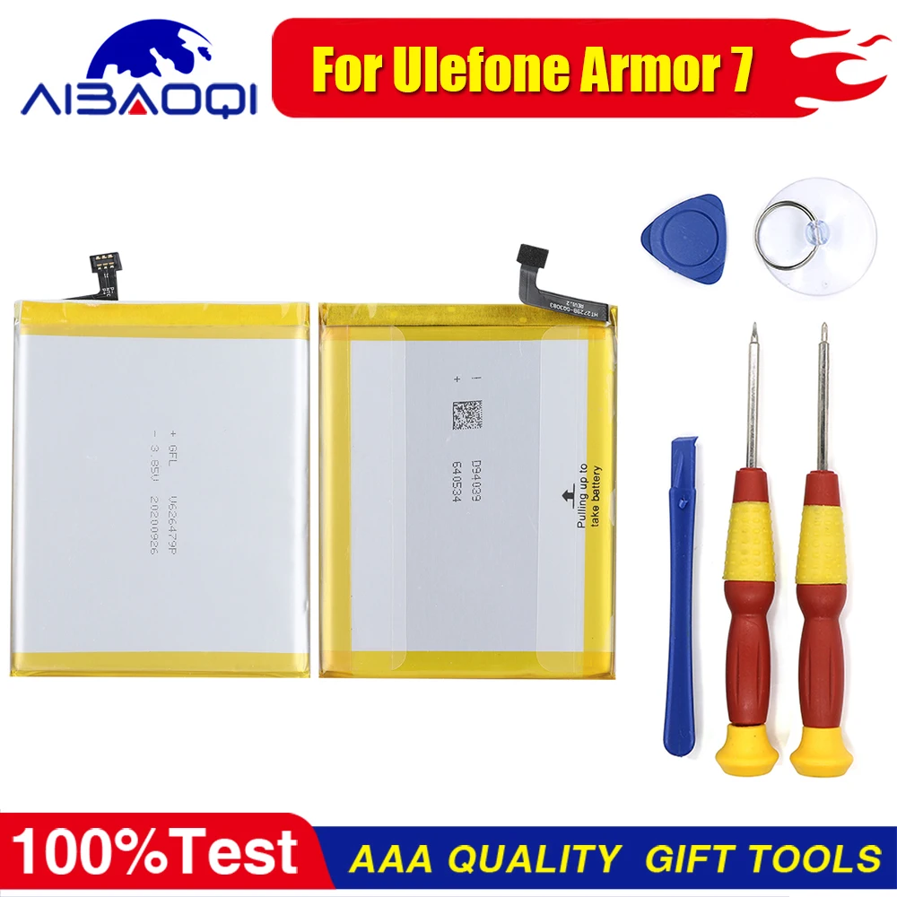 

For Ulefone Armor 7 Hight Capacity 5500mAh Phone Battery For Ulefone Armor 7E Top Quality Replacement Batteries With Tools