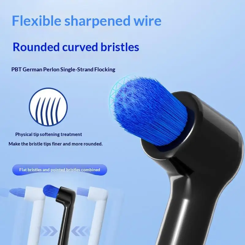 Small Head Single Bundle Interdental Brush Teeth Cleaning Toothbrush Deep Oral Cleaning Soft Bristle Colorful Small Head Brush