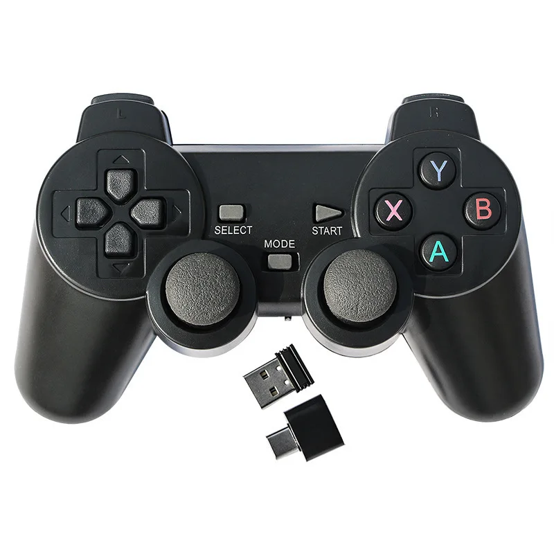 Controller Di Gioco Wireless 2.4G Per Tv/Computer/Pc/Telefono Android Gamepad Joystick Supporto Steam