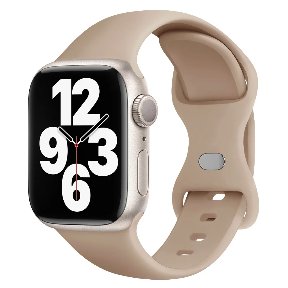 Premium Soft Silicone Smartwatch Band - Versatile Sport Strap Bracelet