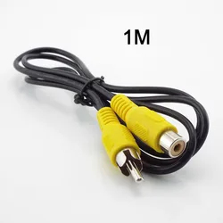 Premium RCA Digital Coaxial Audio Video & Subwoofer Cable with Male - to - Male and Male - to - Female Connectors (Male to female 1M)