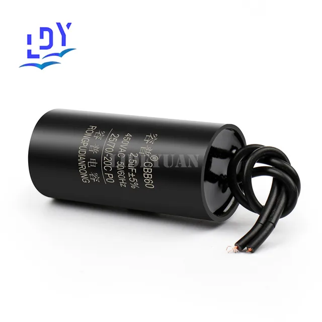 2 Condensadores CBB60 8uF 450V - Para Motores Eléctricos