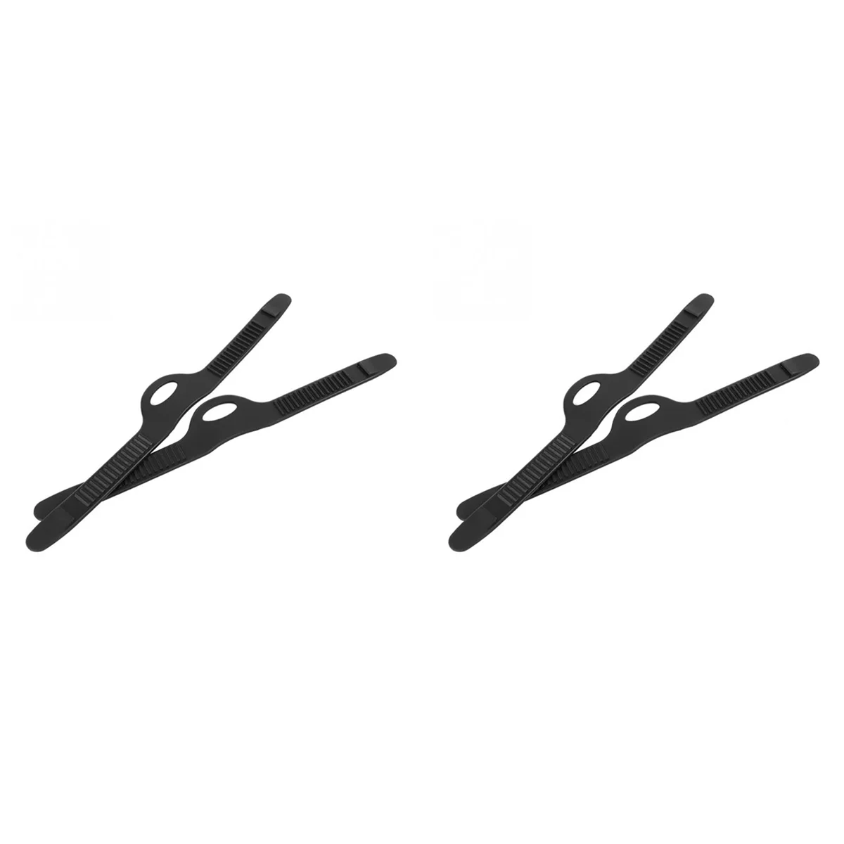 BAAU 2 Pair Quick Release Universal Adjustable Swimming Fins Strap Rubber Fin Flippers Strap Swimming Scuba Diving Fins,M