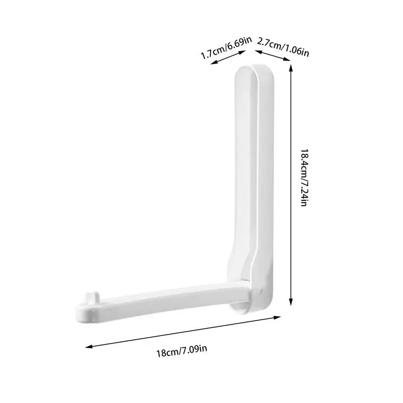 Wall Hangers For Clothes Punch Free Foldable Drying Rack Coat Racks Retractable Hanger Rack For Balcony 6