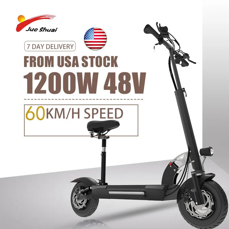 

X48 Electric Scooters Powerful 1200W Motor Electric Scooters 100KM Max Range Scooter Electric with Soft Seat for Adult