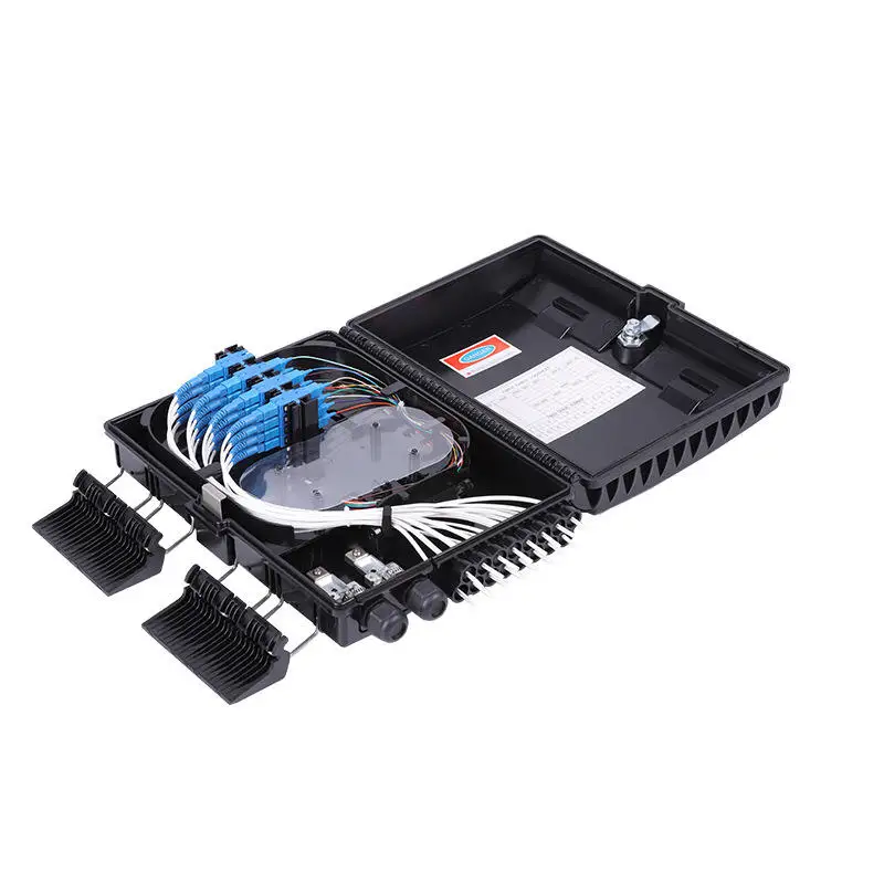 FTTH 16 Core Waterproof Cable Fiber Optic Distributio Box outdoor 16port IP65 ANATEL fiber optic splice box
