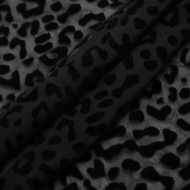 Stretch Mesh Fabric Sewing, Leopard Stretch Fabric