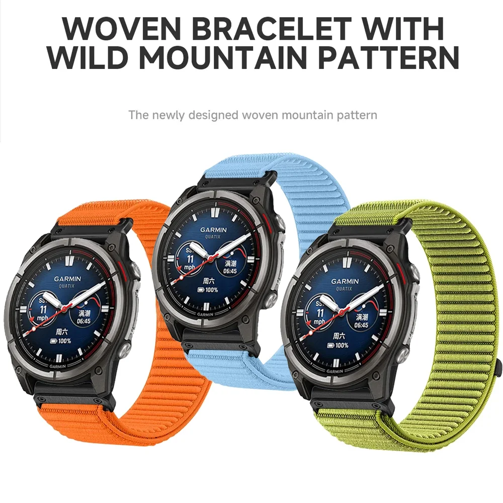 Quick-Release Nylon Strap – Versatile Sports Bracelet, Multiple Sizes Available