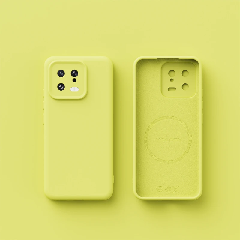 Wireless Charging Soft Liquid Silicone Magnetic Phone Case - Slim Skin Protection Cover
