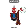 G0124 Spiderman Gwen stacy Building Blocks Hero Anime Bricks Dolls Mini Action Toy Figures Assemble Blocks Children Gifts 6