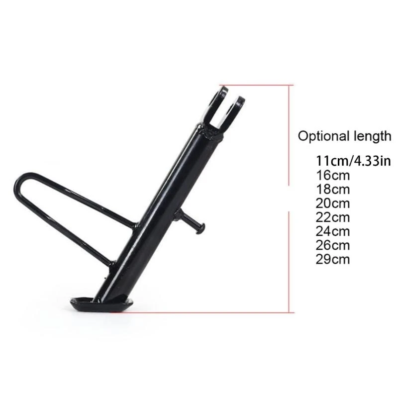 180mm Kckstand Sded Stand For 14nch Wheel Tyre Motorcycle Bke E